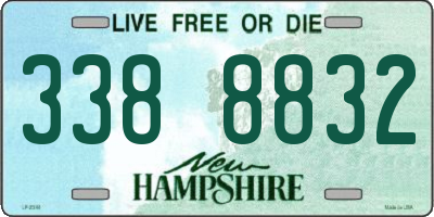 NH license plate 3388832