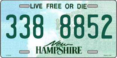 NH license plate 3388852