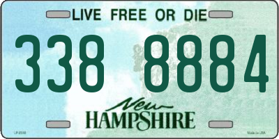 NH license plate 3388884