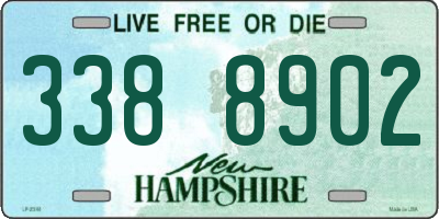 NH license plate 3388902