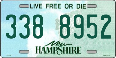 NH license plate 3388952
