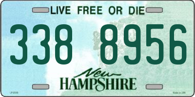 NH license plate 3388956