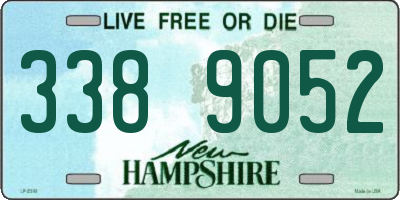 NH license plate 3389052