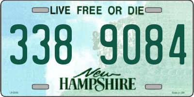 NH license plate 3389084