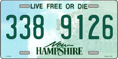 NH license plate 3389126