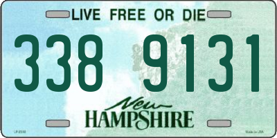 NH license plate 3389131