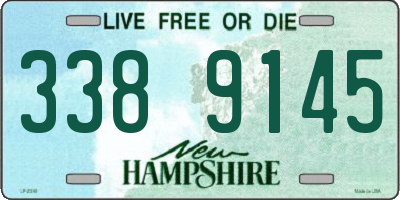 NH license plate 3389145