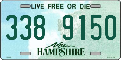 NH license plate 3389150