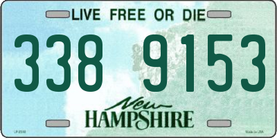 NH license plate 3389153