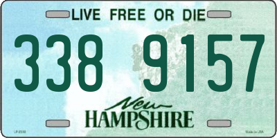 NH license plate 3389157