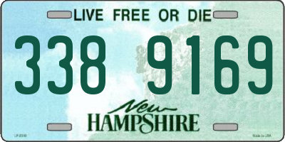 NH license plate 3389169