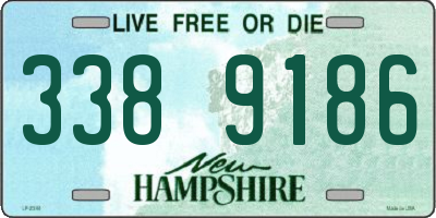 NH license plate 3389186