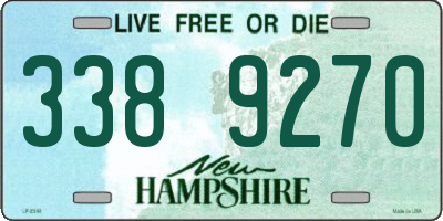 NH license plate 3389270