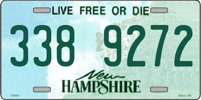 NH license plate 3389272