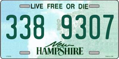 NH license plate 3389307
