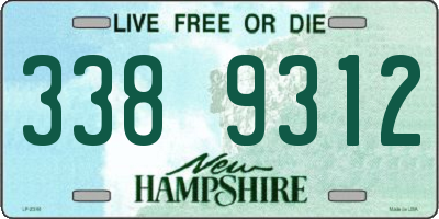 NH license plate 3389312