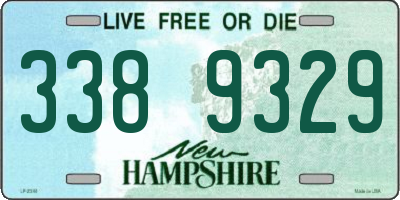 NH license plate 3389329