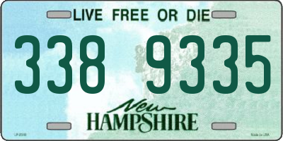 NH license plate 3389335