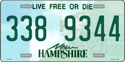 NH license plate 3389344