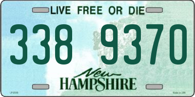 NH license plate 3389370