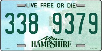 NH license plate 3389379