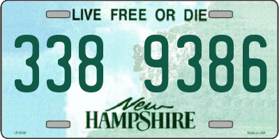 NH license plate 3389386