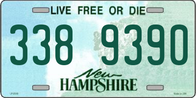 NH license plate 3389390