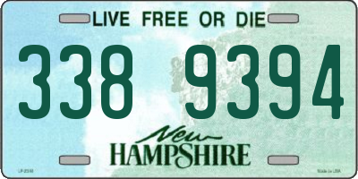 NH license plate 3389394