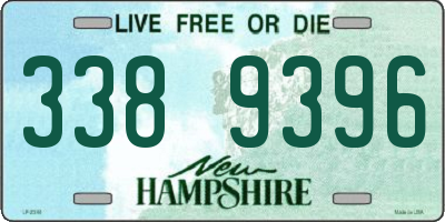 NH license plate 3389396