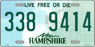 NH license plate 3389414