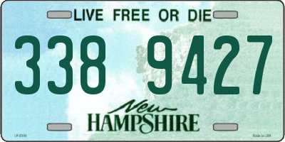 NH license plate 3389427