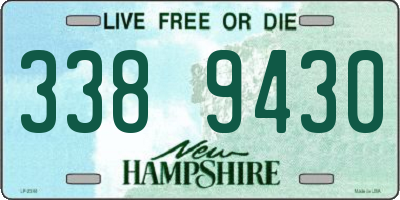 NH license plate 3389430