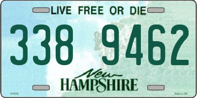 NH license plate 3389462