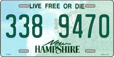 NH license plate 3389470