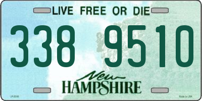 NH license plate 3389510