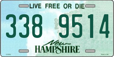 NH license plate 3389514