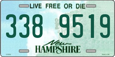 NH license plate 3389519