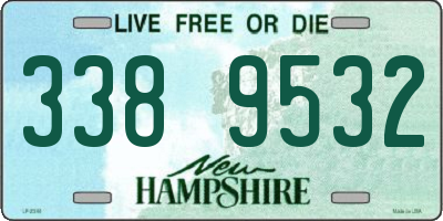 NH license plate 3389532