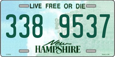 NH license plate 3389537