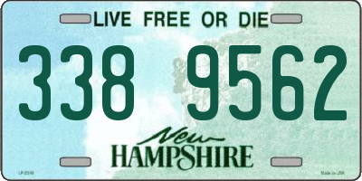 NH license plate 3389562
