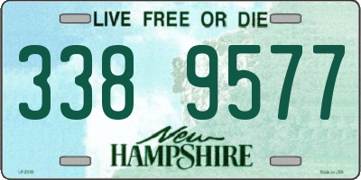 NH license plate 3389577