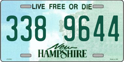 NH license plate 3389644