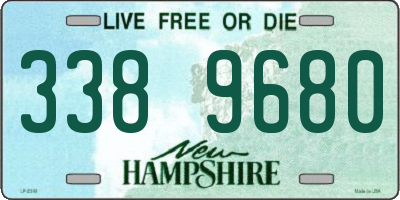 NH license plate 3389680