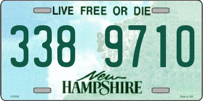 NH license plate 3389710