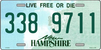 NH license plate 3389711