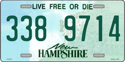 NH license plate 3389714