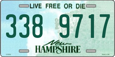 NH license plate 3389717