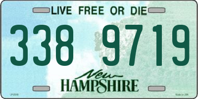 NH license plate 3389719