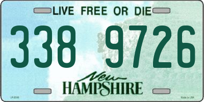 NH license plate 3389726