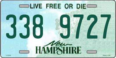 NH license plate 3389727